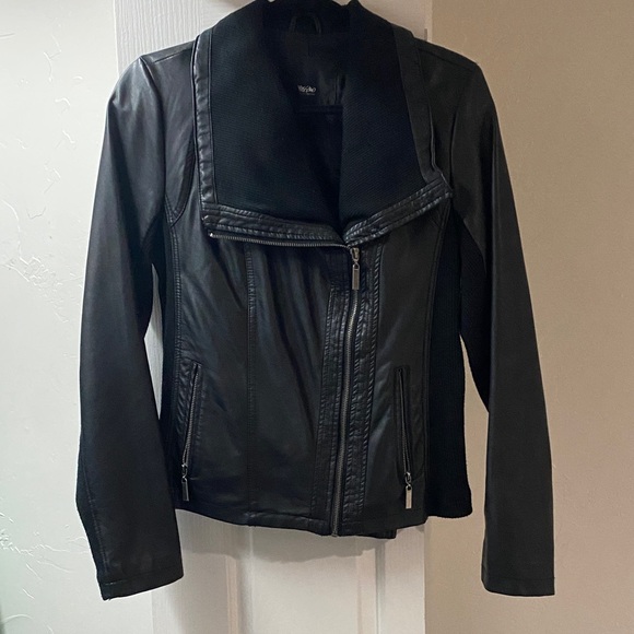 Mossimo Supply Co. Black Leather Jacket - Picture 1 of 1